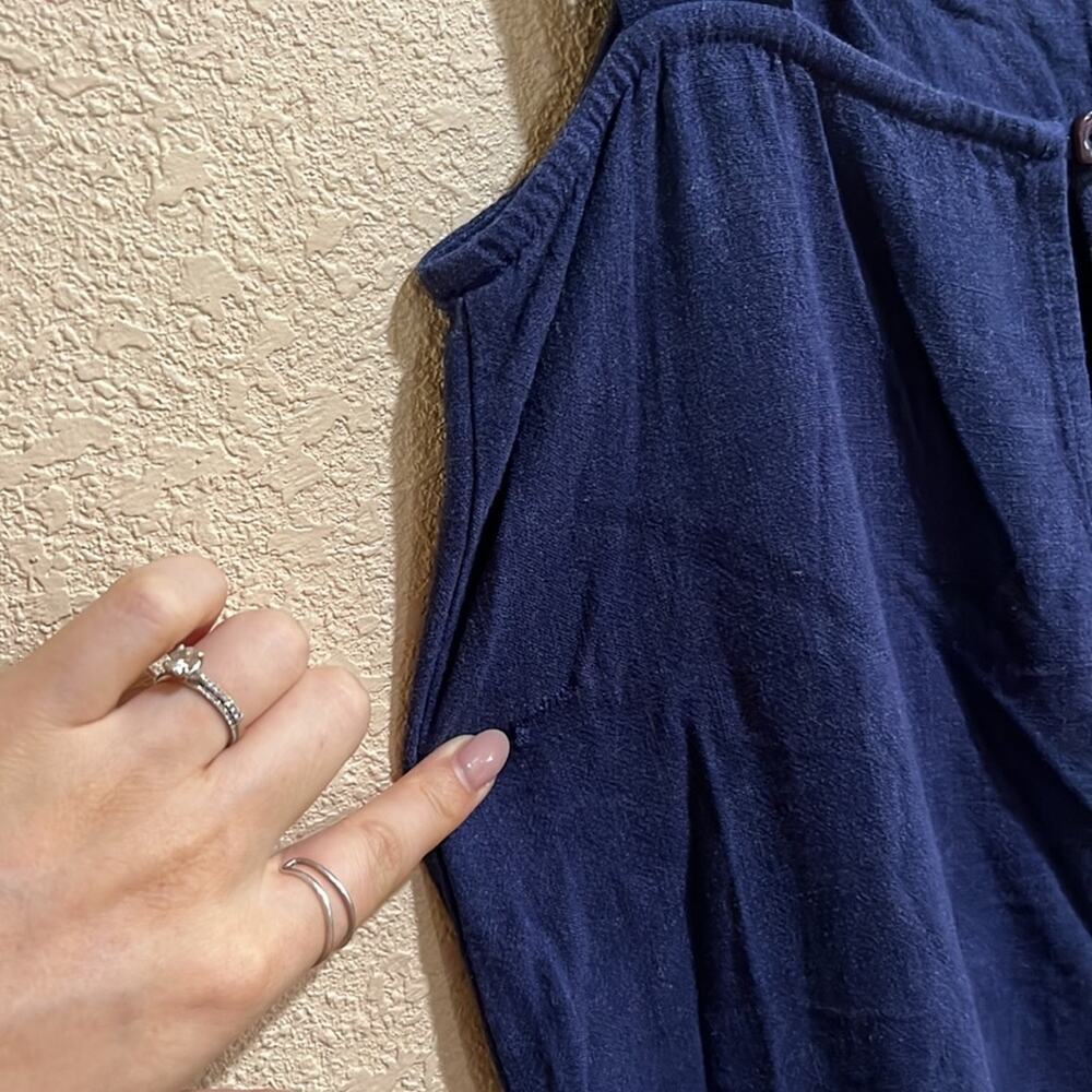 Rachel Pally Blue Linen Alda Jumpsuit Size small - Picture 10 of 11